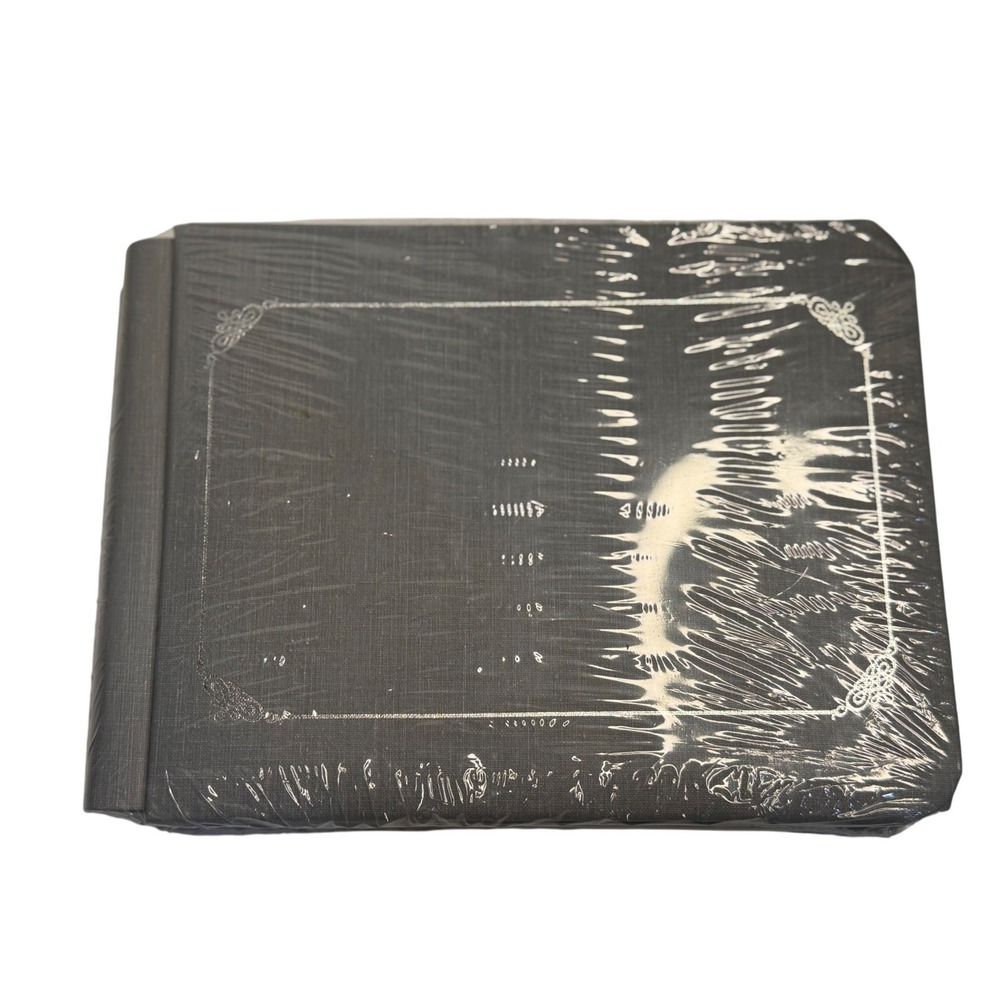 Creative Memories Scrapbook Gray‎ Silver Border Linen Texture New Sealed Album